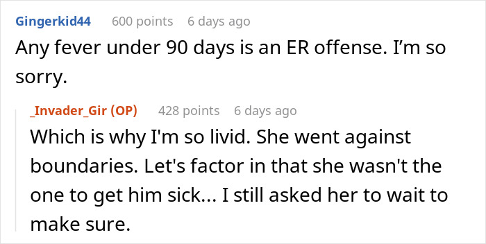 "MIL Ignored My Wishes And Got My 3-Week-Old Sick And Now I'm Leaving My Husband"