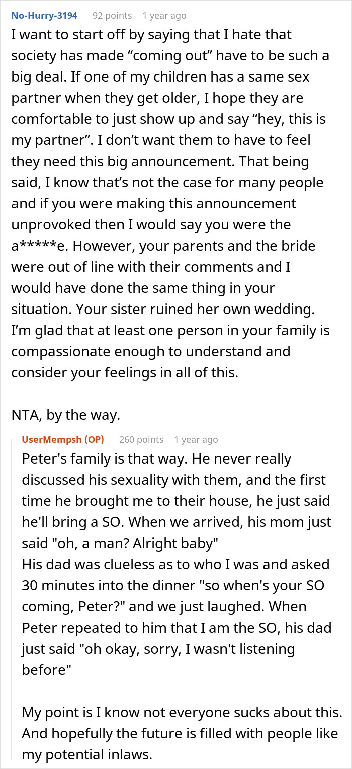 “He Needs To Be With A Woman”: Man ‘Ruins’ Wedding After Family Pushes Him To Come Out As Gay “He Needs To Be With A Woman”: Man ‘Ruins’ Wedding After Family Pushes Him To Come Out As Gay