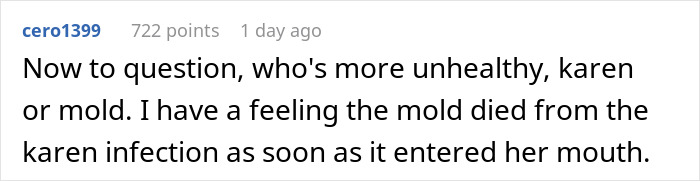 “You Can Just Eat It, Then”: Karen Eats Moldy Veggies After Refusing To Acknowledge A Worker “You Can Just Eat It, Then”: Karen Eats Moldy Veggies After Refusing To Acknowledge A Worker