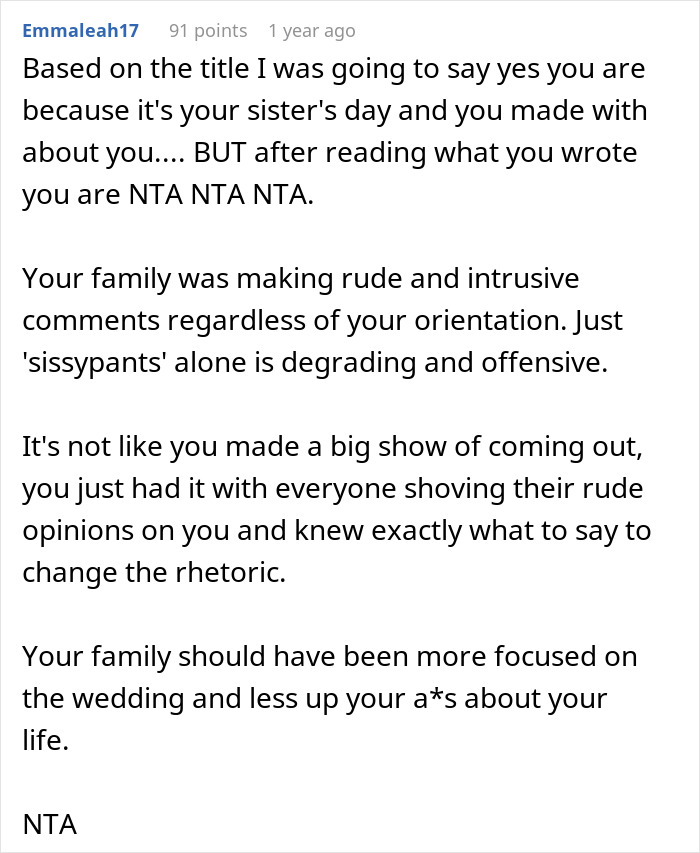 “He Needs To Be With A Woman”: Man ‘Ruins’ Wedding After Family Pushes Him To Come Out As Gay “He Needs To Be With A Woman”: Man ‘Ruins’ Wedding After Family Pushes Him To Come Out As Gay
