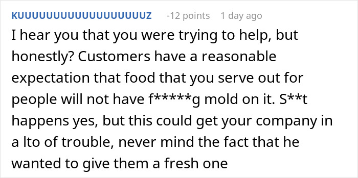 “You Can Just Eat It, Then”: Karen Eats Moldy Veggies After Refusing To Acknowledge A Worker “You Can Just Eat It, Then”: Karen Eats Moldy Veggies After Refusing To Acknowledge A Worker