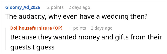 Woman Shares Bride-From-Hell’s Wedding Invitations That Made Her Bail On The Event Altogether Woman Shares Bride-From-Hell’s Wedding Invitations That Made Her Bail On The Event Altogether