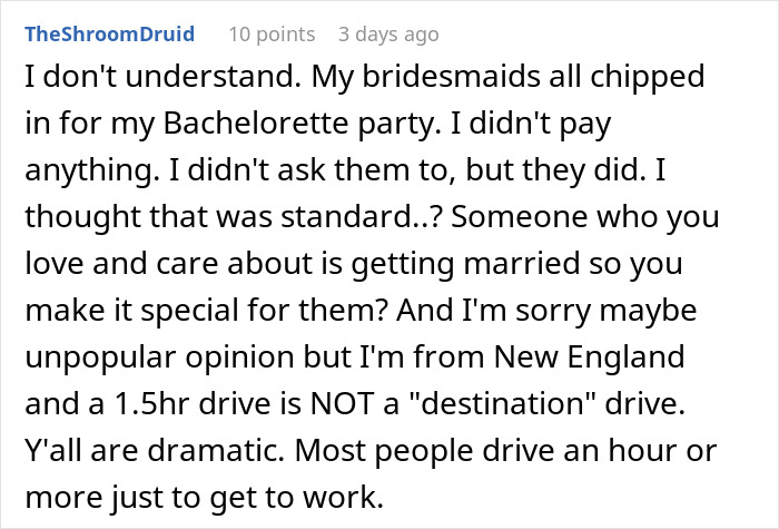 “Is It Too Much To Expect A Little Spoiling?”: Bride Upset After Covering Bachelorette Costs “Is It Too Much To Expect A Little Spoiling?”: Bride Upset After Covering Bachelorette Costs
