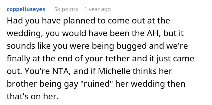 “He Needs To Be With A Woman”: Man ‘Ruins’ Wedding After Family Pushes Him To Come Out As Gay “He Needs To Be With A Woman”: Man ‘Ruins’ Wedding After Family Pushes Him To Come Out As Gay
