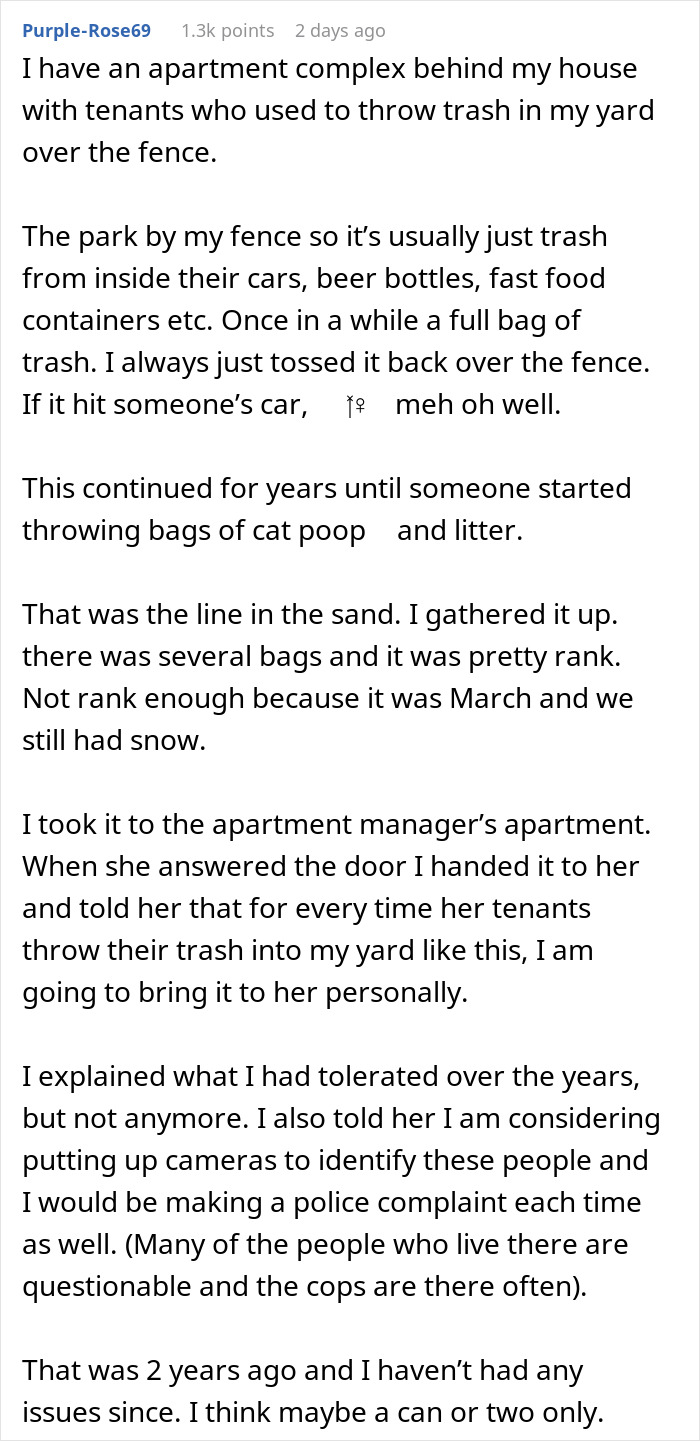 Home Owner Runs Out Of Legal Options To Stop Neighbors Trashing Their Yard, Takes Genius Revenge Home Owner Runs Out Of Legal Options To Stop Neighbors Trashing Their Yard, Takes Genius Revenge