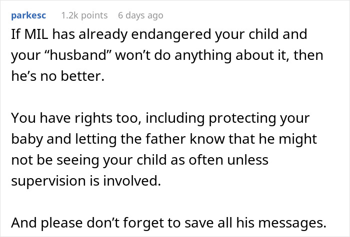 "MIL Ignored My Wishes And Got My 3-Week-Old Sick And Now I'm Leaving My Husband"