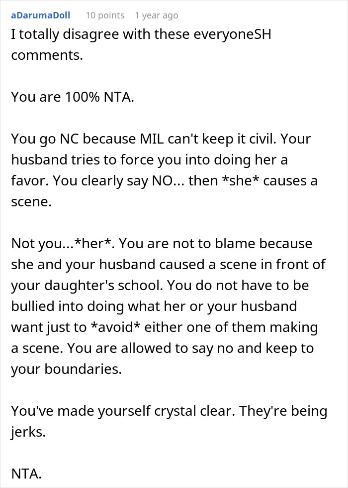 Woman Refuses To Downplay Her Boundary And Leaves MIL In A Parking Lot, Asks If She Was Wrong Woman Refuses To Downplay Her Boundary And Leaves MIL In A Parking Lot, Asks If She Was Wrong
