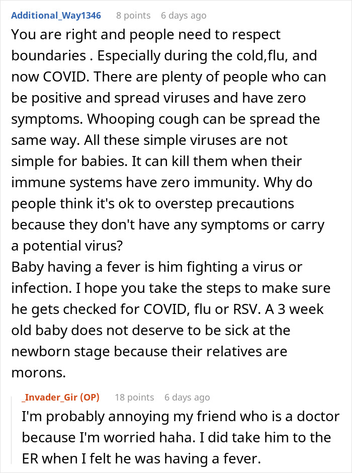 "MIL Ignored My Wishes And Got My 3-Week-Old Sick And Now I'm Leaving My Husband"