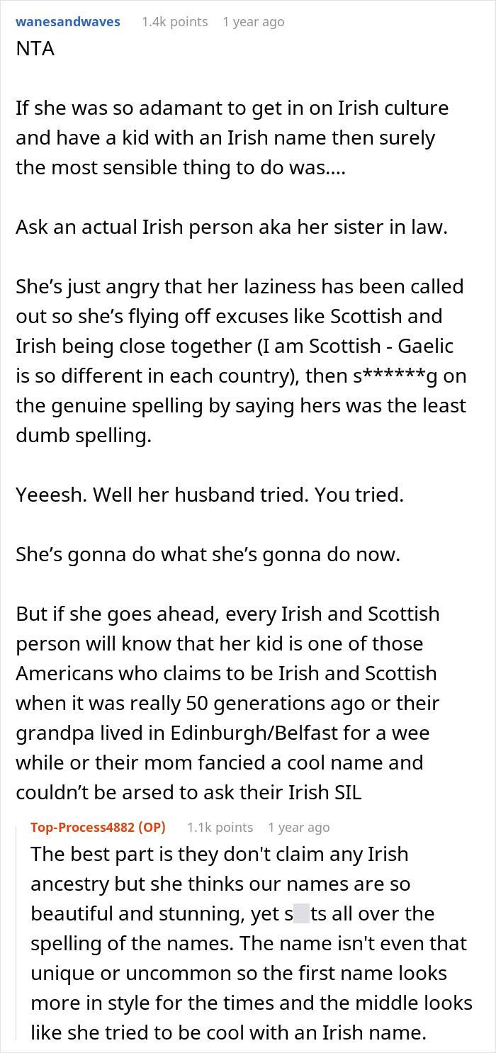 Mom Is Certain Her Baby’s Name Is Irish When It’s Really Not, Gets Upset When It's Pointed Out Mom Is Certain Her Baby’s Name Is Irish When It’s Really Not, Gets Upset When It's Pointed Out