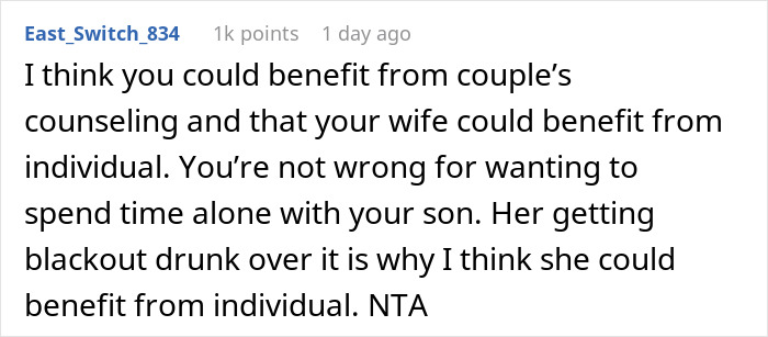 Mom Gets Blackout Drunk After Dad Spends Some Alone Time With Their Kid, He Can’t Understand Why Mom Gets Blackout Drunk After Dad Spends Some Alone Time With Their Kid, He Can’t Understand Why