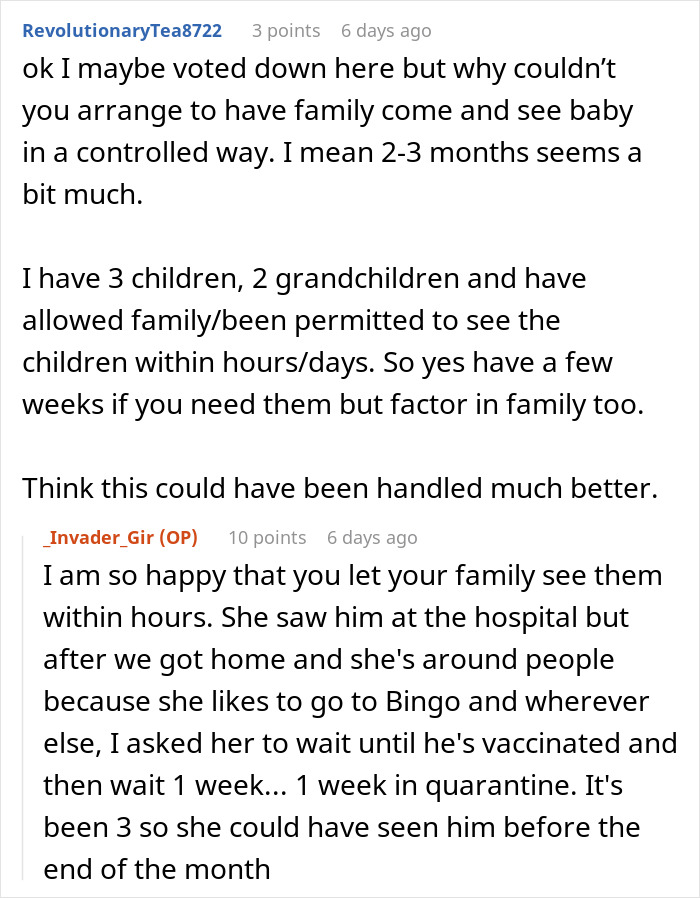 "MIL Ignored My Wishes And Got My 3-Week-Old Sick And Now I'm Leaving My Husband"