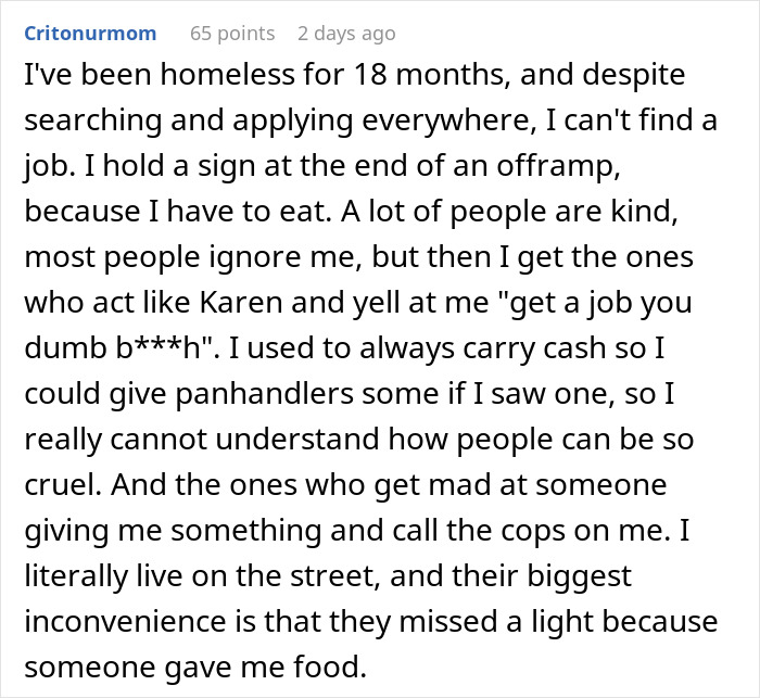 “I Need Police Here”: Karen Throws A Fit Over Homeless Man Buying Food, Gets Taught A Lesson “I Need Police Here”: Karen Throws A Fit Over Homeless Man Buying Food, Gets Taught A Lesson