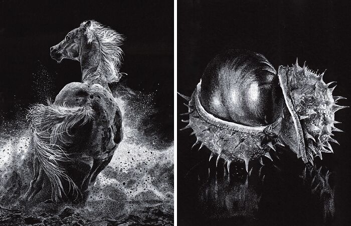 White On Black: 14 Of My Newest Artworks