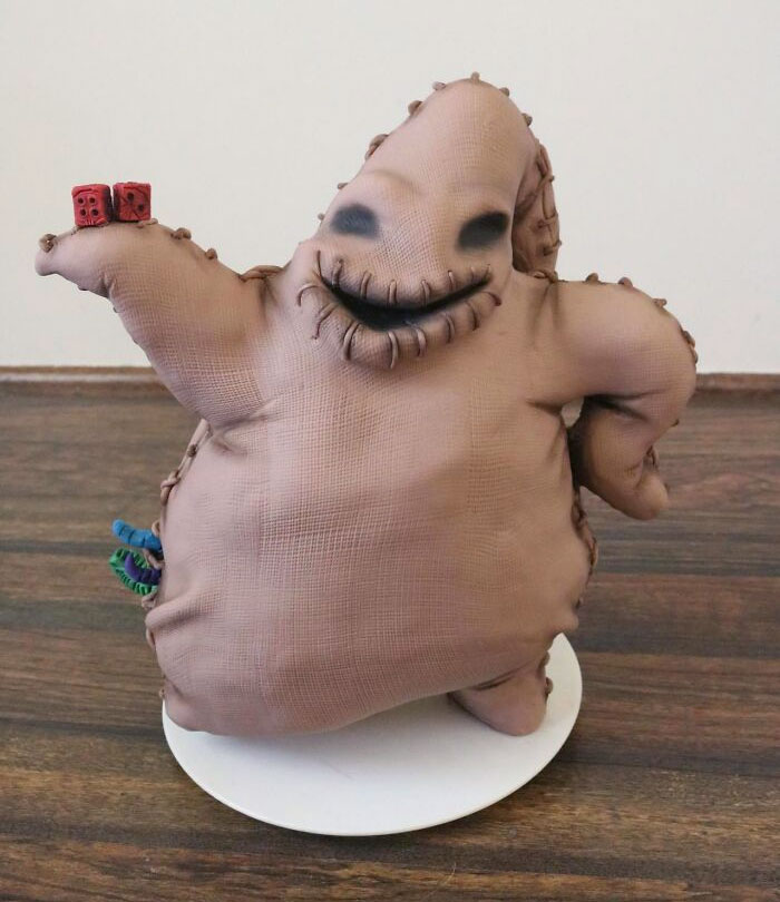 I Made A 3D Oogie Boogie Cake