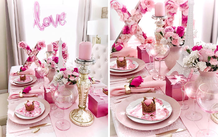 This Is One Of My Valentine's Table Designs. Hope It Gives You Some Ideas For Your Future Tablescape Designs