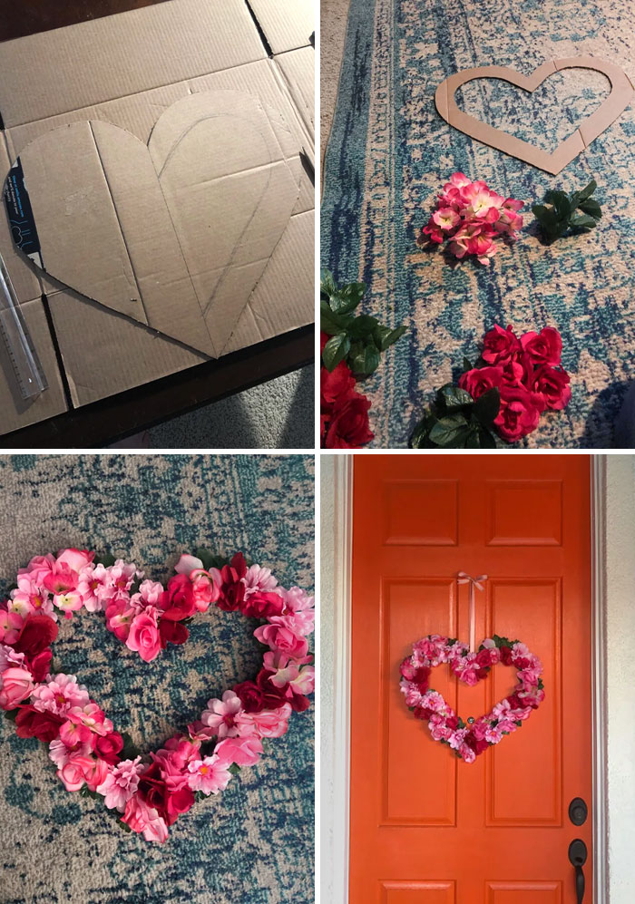 I'm Really Happy With The Valentine's Wreath I Just Finished