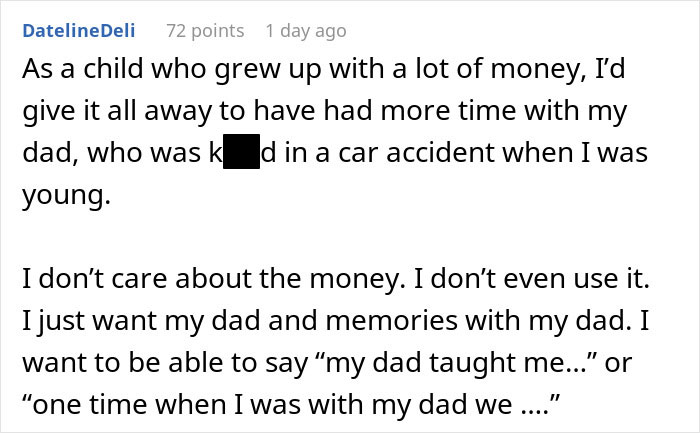 Father Feels Worthless After Finding Out His Son Is Worth Millions