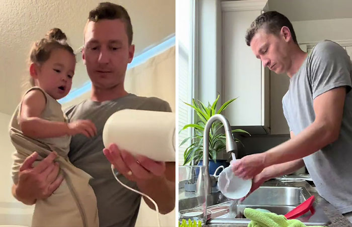 “110% Of That Is Because Of My Wife”: Dad Takes PTO Over Kid’s Birth, Gets Overwhelmed With Chores