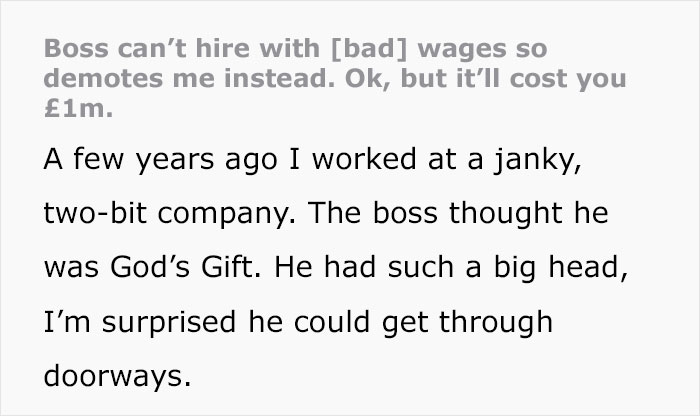 Employee Leaves Boss With No Instructions After They Got Demoted, Costs Them $1.3M