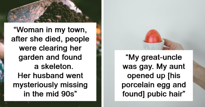 36 Disturbing Secrets People Hid Their Whole Lives