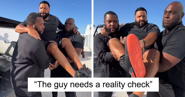 “Get Off Your High Horse”: People React To DJ Khaled’s Shoe-Saving Antics At Miami Food Festival