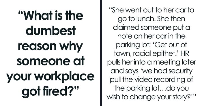 30 Flabbergastingly Stupid Reasons Someone Was Fired, According To Netizens