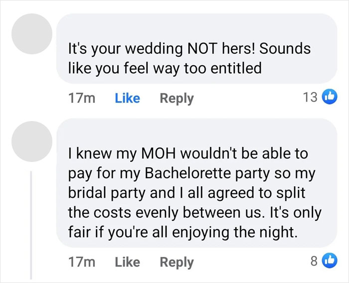 “Is It Too Much To Expect A Little Spoiling?”: Bride Upset After Covering Bachelorette Costs “Is It Too Much To Expect A Little Spoiling?”: Bride Upset After Covering Bachelorette Costs