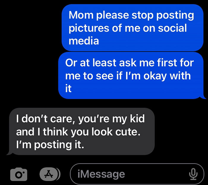 My Mother Won't Ask For Consent When Posting Photos