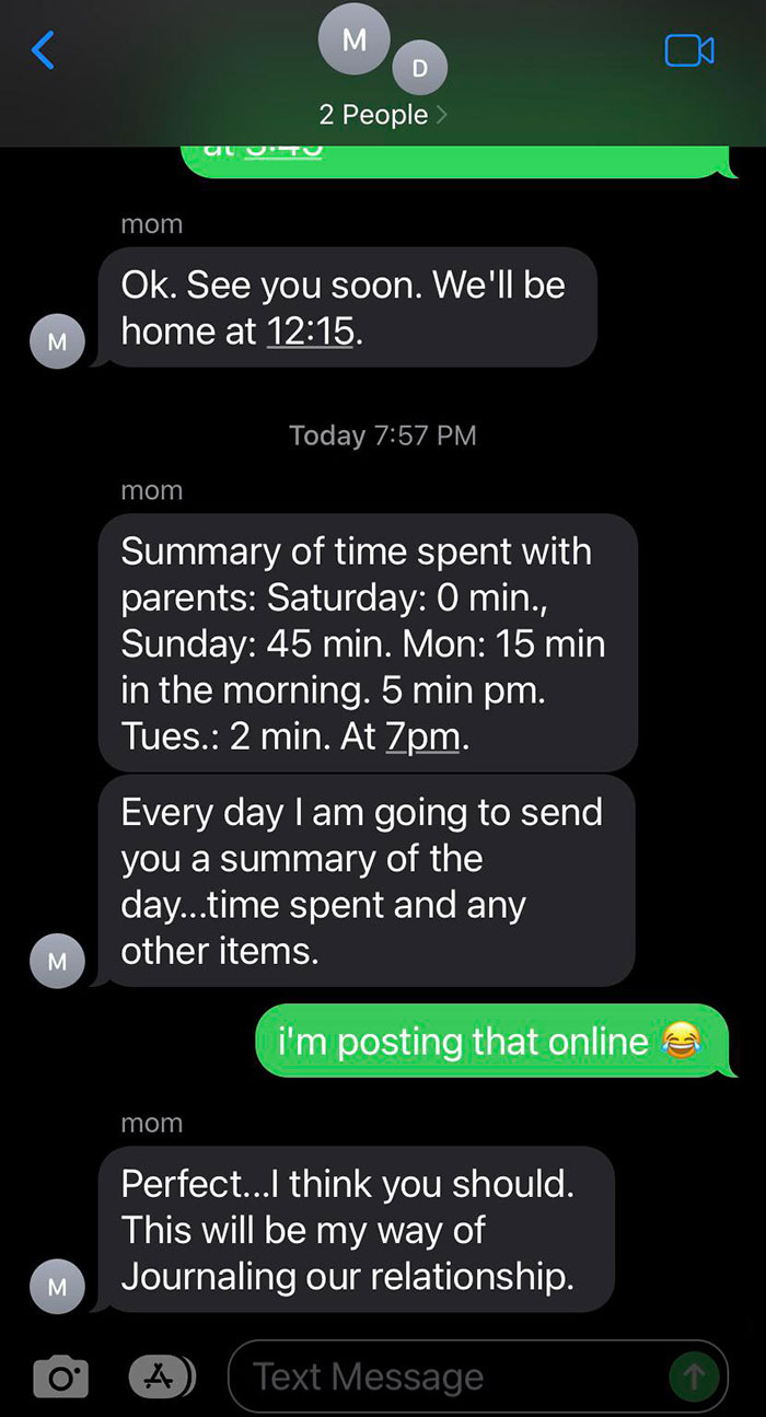 Am I Crazy, Or Is This Toxic? I Am 18 In High School And My Mother Threatens Not Sending Me To College If I Don't Spend Time With Her