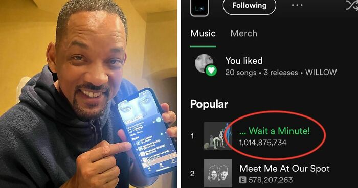Will Smith Praises Daughter Willow For Being First In Family To Hit One Billion Streams