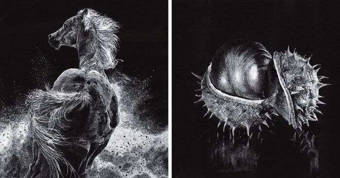 White On Black: 14 Of My Newest Artworks