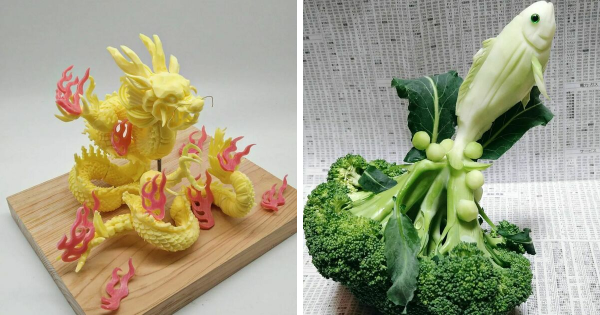 This Japanese Artist Creates Delicate Food Art, And Here Are 30 Of The
