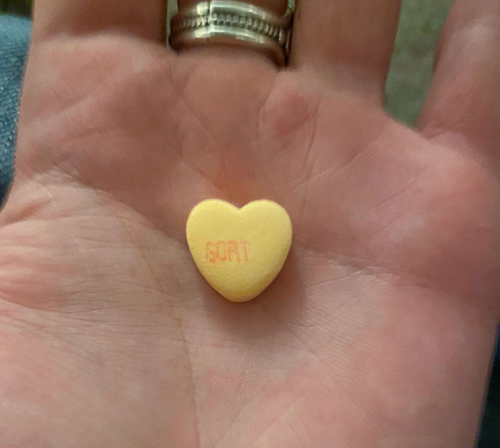 My Valentine's Heart Candy Says “Gort”