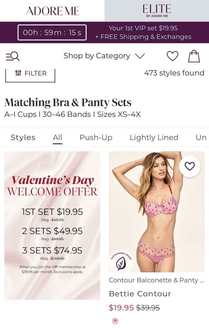 Valentine’s Day Sale: Shouldn’t The Sale Get "Better" With Each Additional Set?