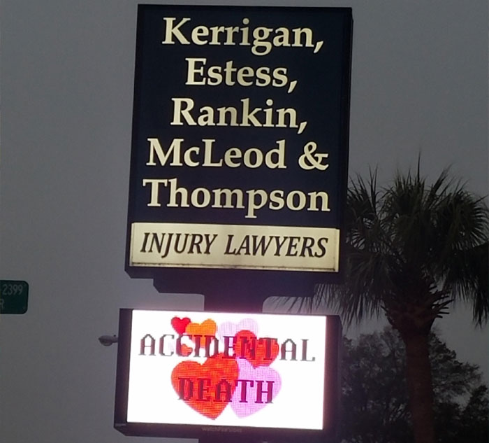 We've Changed The Sign For Valentine's Day, Boss