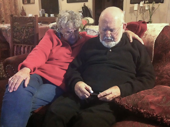 I Downloaded Angry Birds And Showed My Grandparents. They've Been Like This For Over An Hour Now