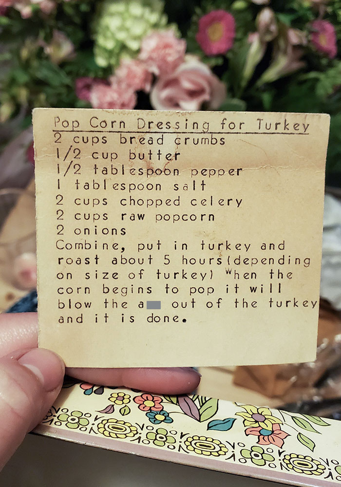 Found This With My Grandmother's Recipes After She Passed Recently