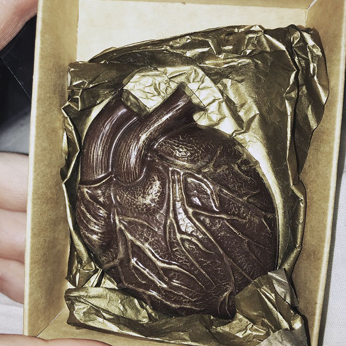 Bought My Husband An Anatomical Chocolate Heart For Valentine's Day. He Thought It Was A Chocolate Ballsack