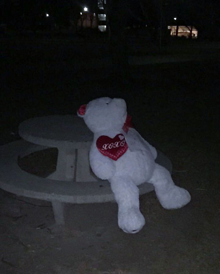 Found On My College Campus A Few Years Back, A Week After Valentine’s Day