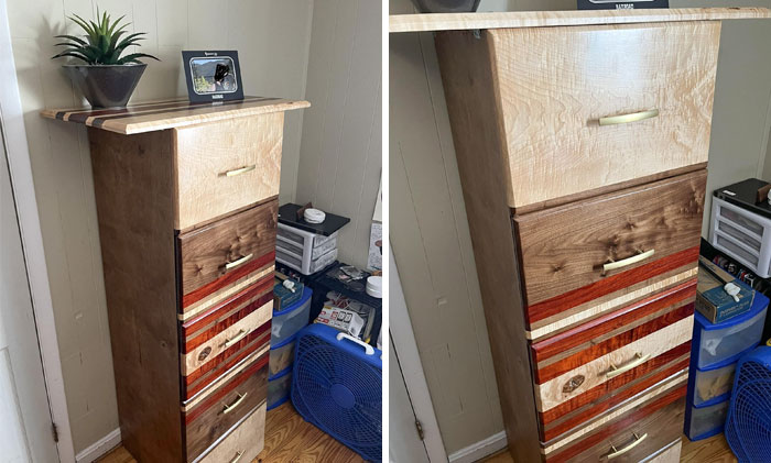 My Wife Suggested Buying A $99 Dresser, But I Said I Could Build One Cheaper. 2 Years And Several Hundred Dollars Later