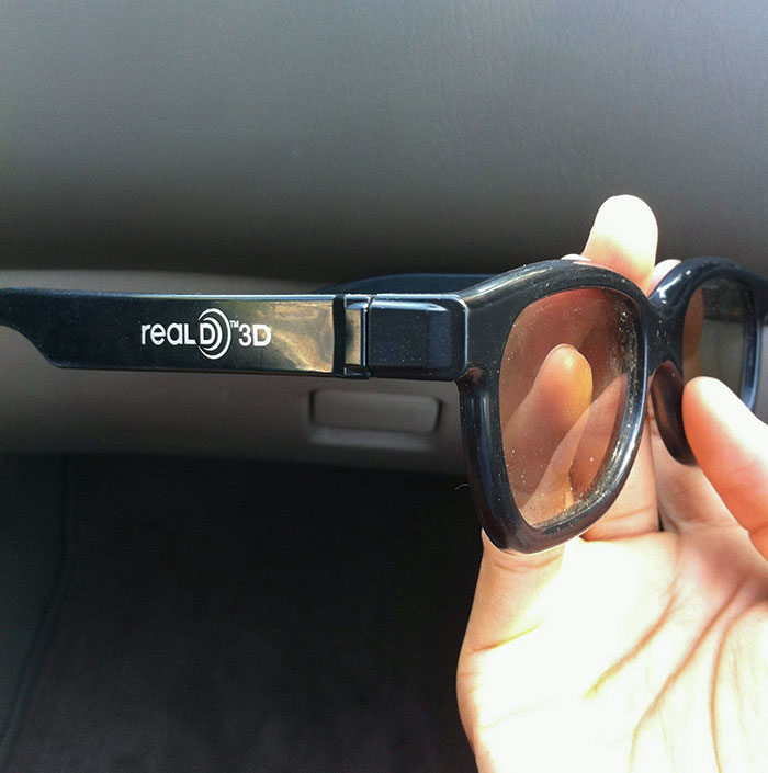 I Always Knew My Friend Was Frugal, But Didn't Realize How Much Until I Saw His "Sunglasses" In His Glove Compartment