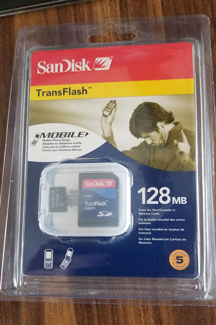 My Mom Bought Me A Micro SD Card From A Garage Sale. She Knew I Was Looking For A Larger One For My Phone