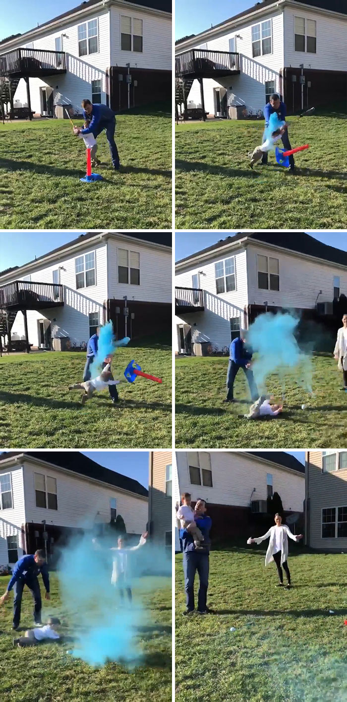 Cara And I Are So Excited To Announce Another Workman Boy Is On The Way. He Will Be Here In September And We Can’t Wait To Meet Him. Epic Gender Reveal Fail Caught. Treat Yourselves