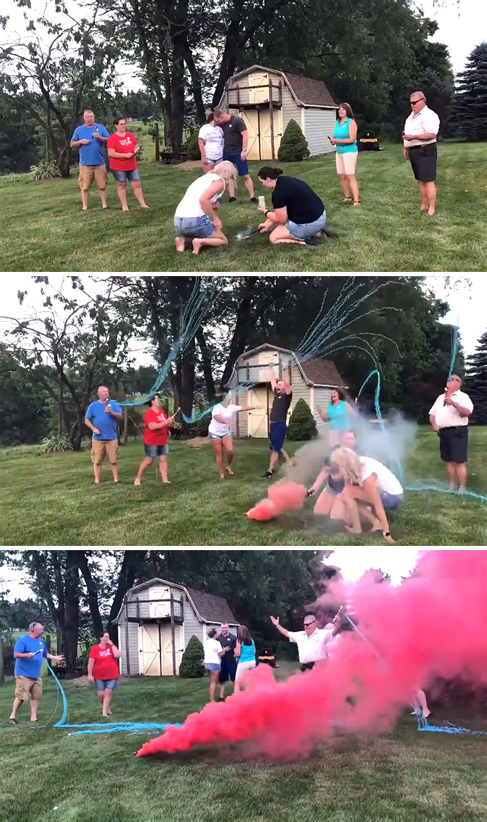 He Or She? We Don’t Know Either. Mislabeled Streamers Lead To A Confusing Gender Reveal! This Is Something We Won’t Forget. It’s A Girl