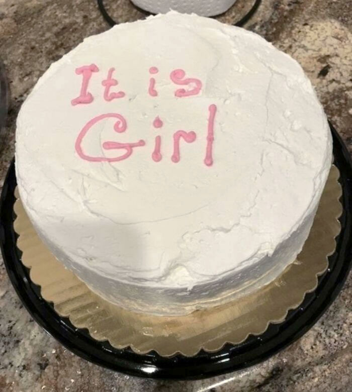 When You Order The Gender Reveal Cake From The Babushka At The Russian Bakery