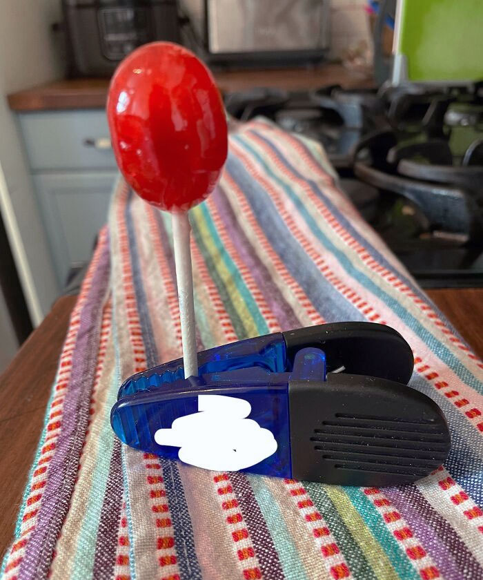 For Parents. Chip Clip Sucker Stand