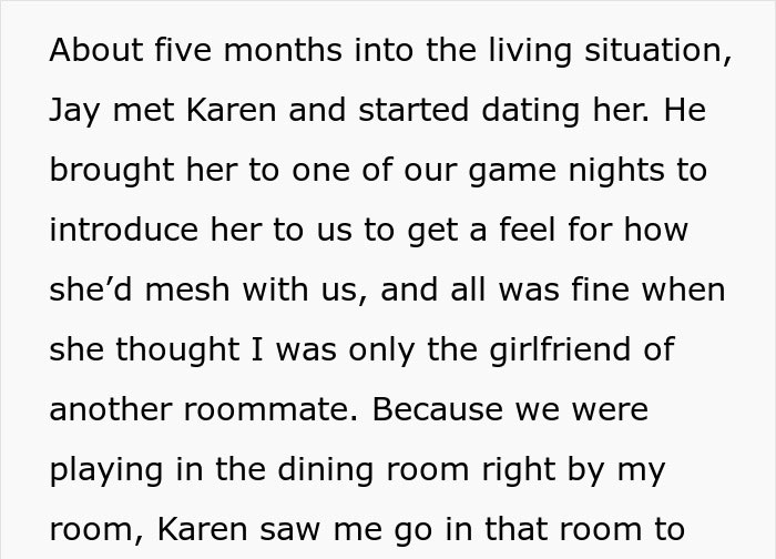 Roommate’s GF Wants The Only Woman In The Household Out, Gets Herself Dumped Instead