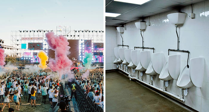 Man At Concert Uses Urinal Despite Women Being In The Bathroom, Is Lost When He’s Called A Pervert