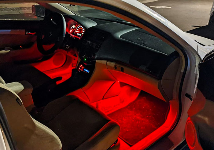 Light Up Your Ride With Color-Changing Car Interior Lights For The Perfect Mood Setting, Sync With Your Favorite Tunes, And More!