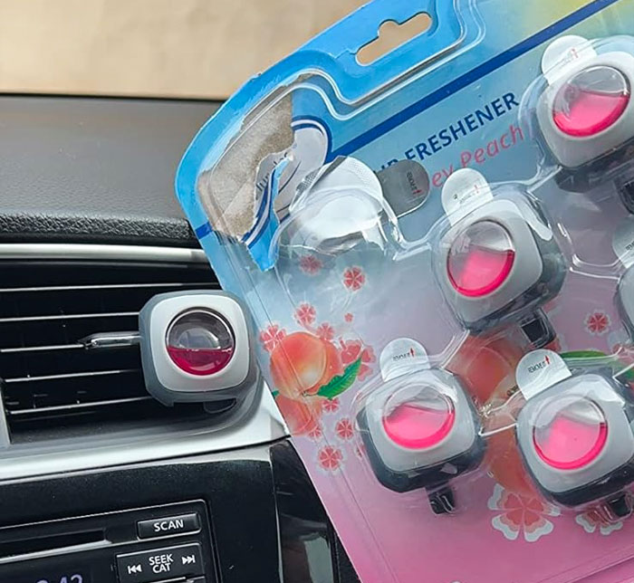 Make Your Ride Peachy Perfect With Air Jungles Vent Clips That Enchant With Fragrance For Days!